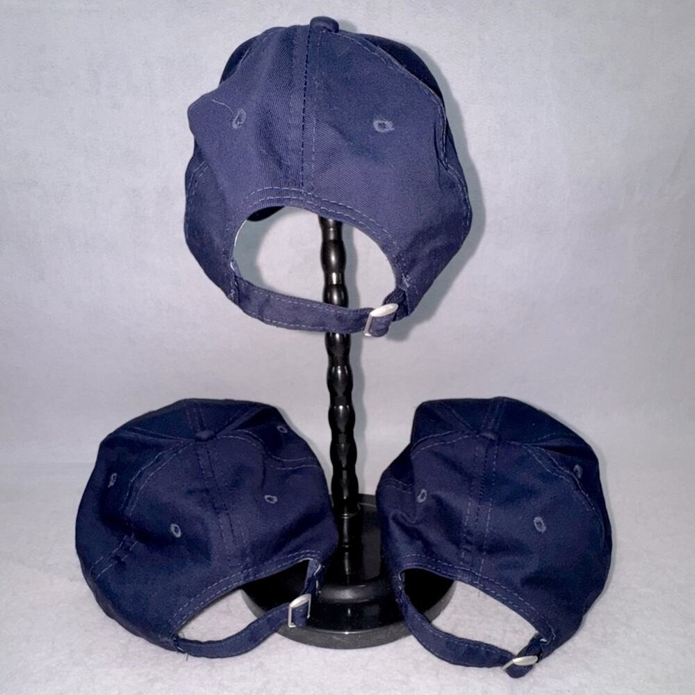 Lot of 3 Carnival Cruise Lines VIFP Caps Adjustable Hats Navy Blue OSFA - Picture 4 of 7